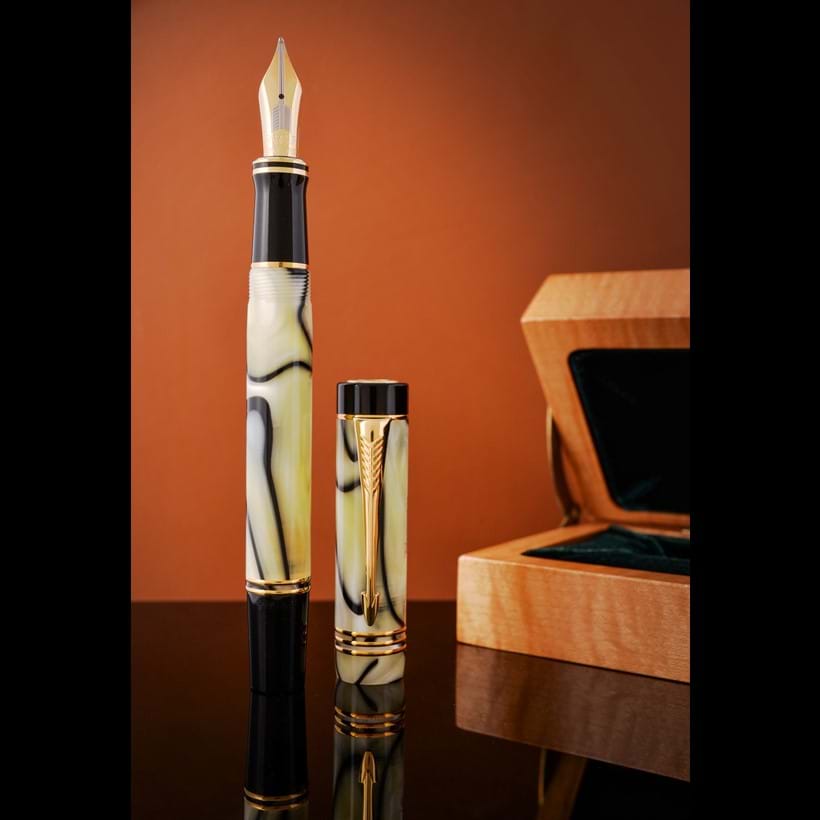 Inline Image - Parker, Norman Rockwell, a limited edition marbled fountain pen; est. £400-500 (+fees)