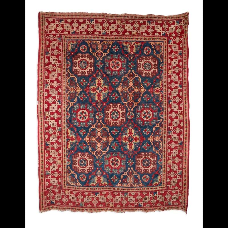 An Ushak Rug of 'Small Pattern Holbein' Design, West Anatolia, Late 16th Century