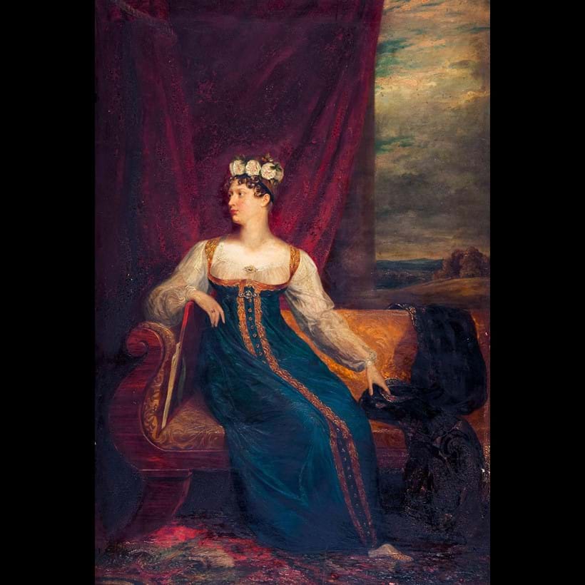 Inline Image - George Dawe, Portrait of Princess Charlotte of Wales, circa 1817