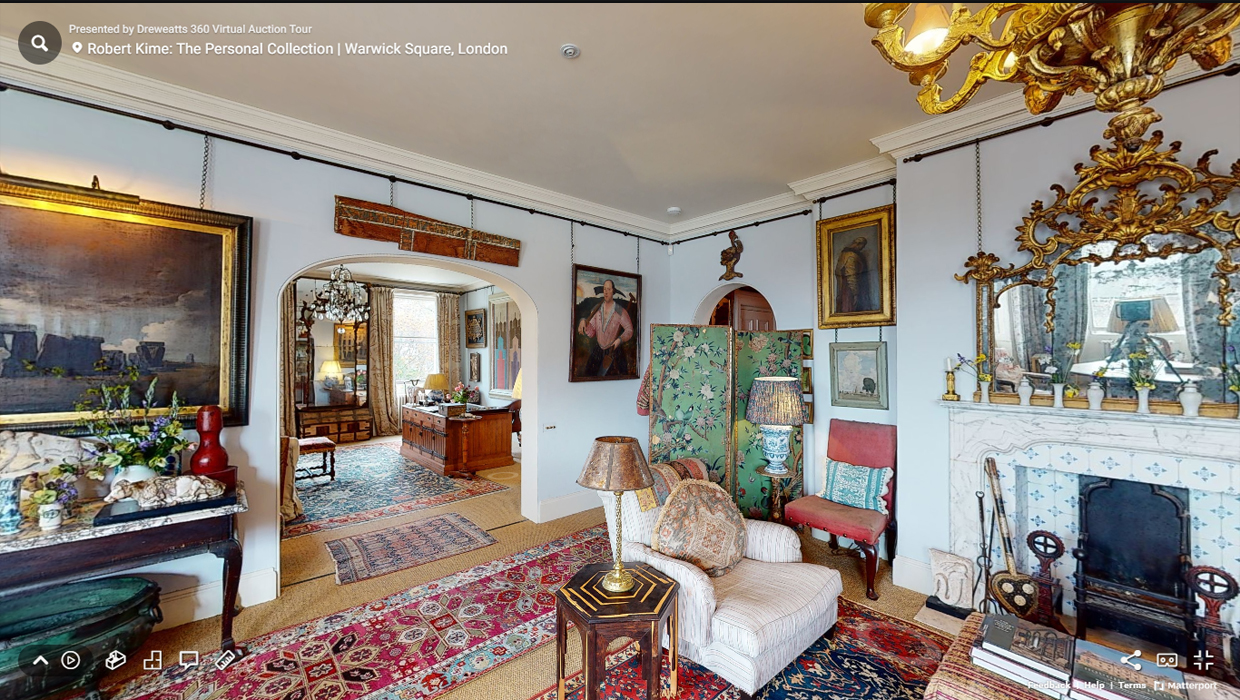 Explore the Worlds of Robert Kime with the Dreweatts 360 Tour