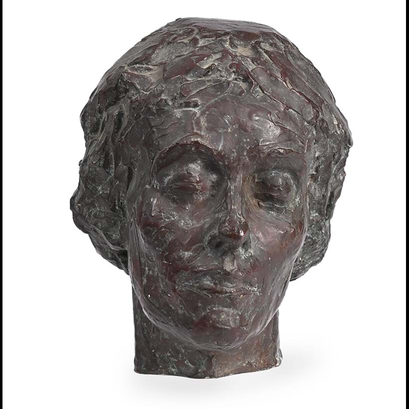Inline Image - λ Lot 111: John Cluysenaar (Belgian 1899-1986), 'Portrait Head Study Of A Female Figure', Bronze | Est. £300-500 (+ fees)
