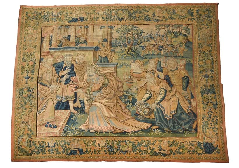 Inline Image - Lot 6: A Flemish biblical tapestry, Brussels, late 16th or early 17th century | Est. £15,000-25,000 (+ fees)