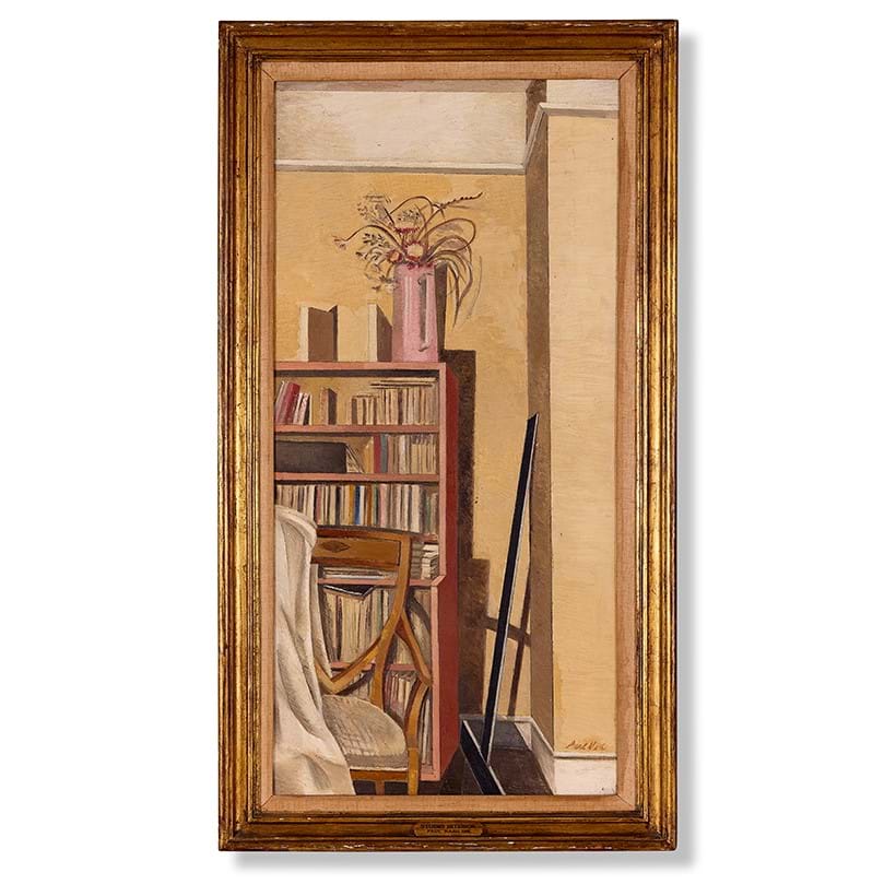 Inline Image - Lot 186: Paul Nash (British 1889-1946), 'Studio Interior', oil on canvas | Sold for £87,700