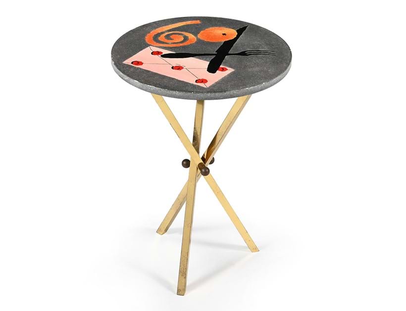Inline Image - Lot 329: A low occasional table, in the manner of Piero Fornasetti, 20th century | Est. £500-800 (+ fees)
