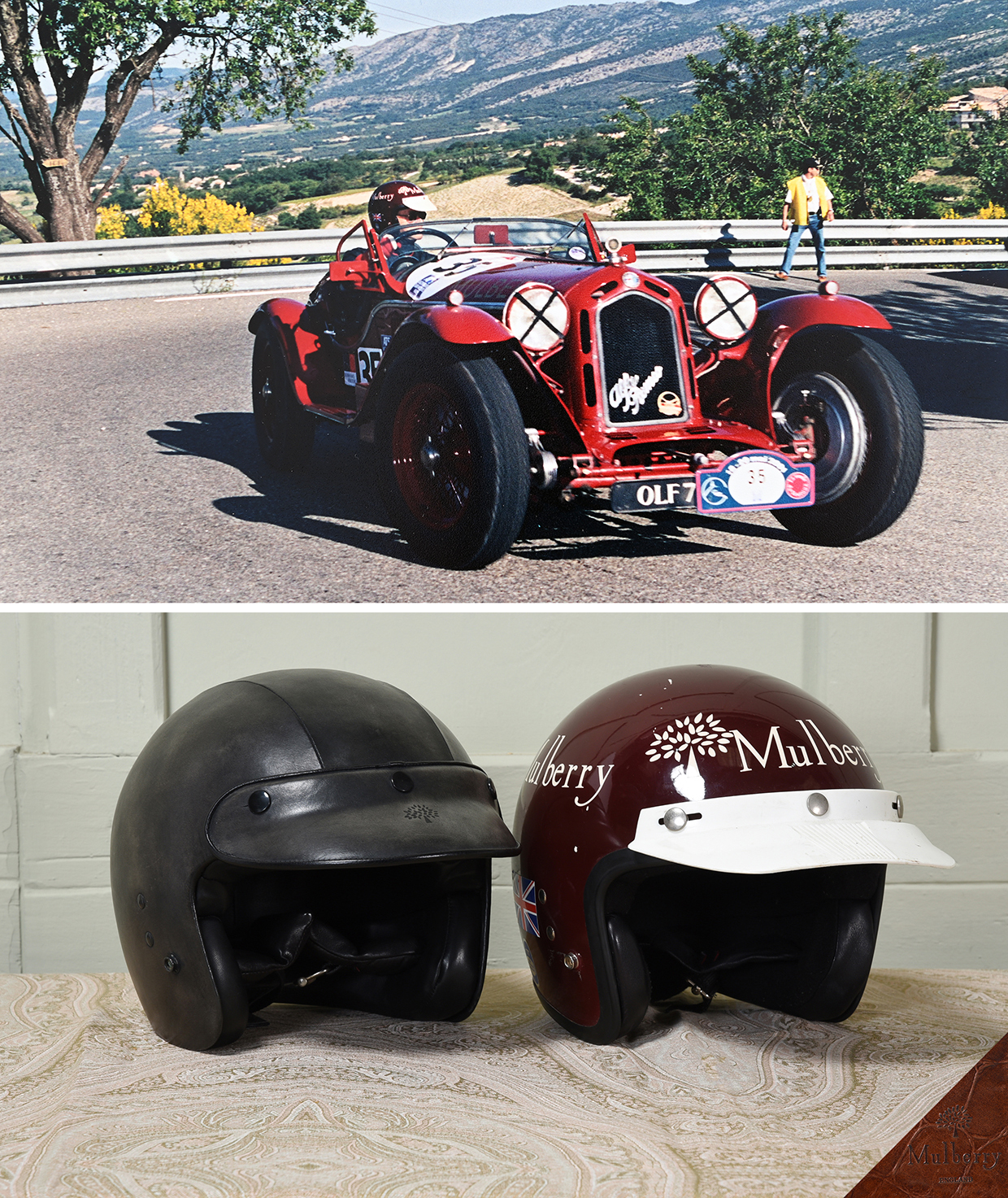 29) Roger on Mont Ventoux hill climb in France (in Alfa Romeo 8c (helmet in auction).jpg