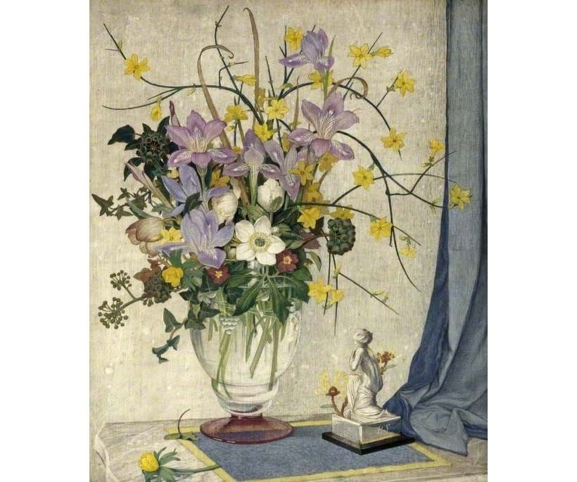 Inline Image - 'January Flowers', Maxwell Ashby Armfield (1881–1972), Russell Cotes Art Gallery & Museum