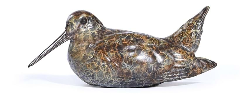 Inline Image - Lot 353: λ Alan Glasby (British 1945-2008), a patinated bronze model of a woodcock | Est. £600-800 (+ fees)