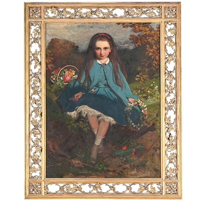 Inline Image - Lot 51: Attributed To James Sant (British 1820-1916), ‘Portrait of Constance, Lady Strachie (1855 - 1936)’, oil on canvas | Est. £600-800 (+ fees)