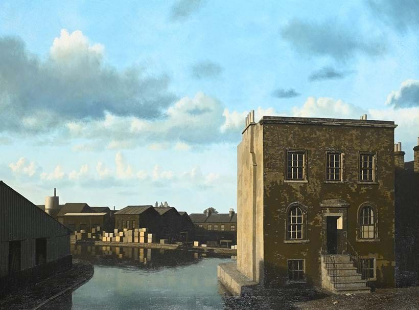 Inline Image - Algernon Newton (British 1880-1968), 'House on the Surrey Canal', Oil on canvas | Est. £30,000-50,000 (+ fees)