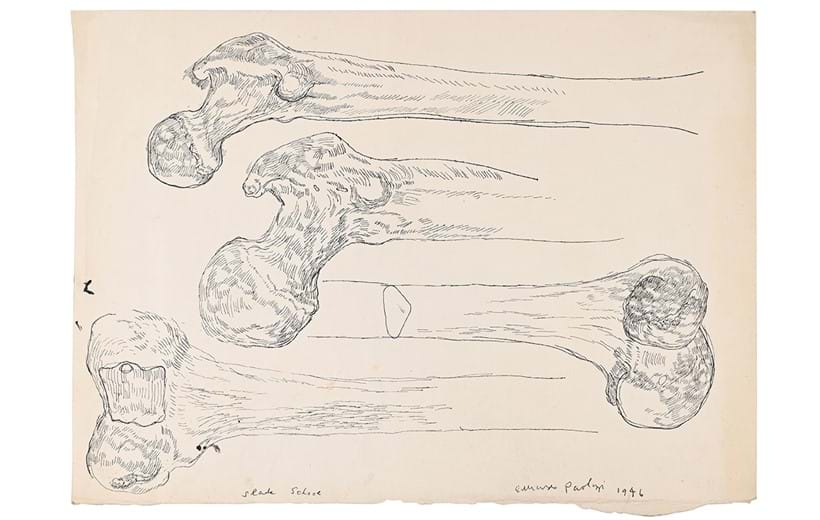 Inline Image - Lot 104: λ Sir Eduardo Paolozzi (British 1924-2005), 'Bone Studies', Ink | Est. £800-1,200 (+ fees)