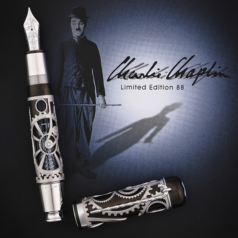 Montblanc, Charlie Chaplin Skeleton 88, a limited edition fountain pen, No. 4/88, 2007 