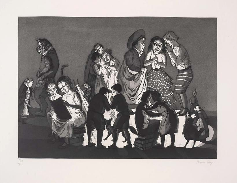 Inline Image - Lot 68: Paula Rego (1935-2002), ‘Secrets and Stories (Rosenthal 29)’, Etching with aquatint, 1989, signed in pencil | Est. £2,000-3,000 (+ fees)