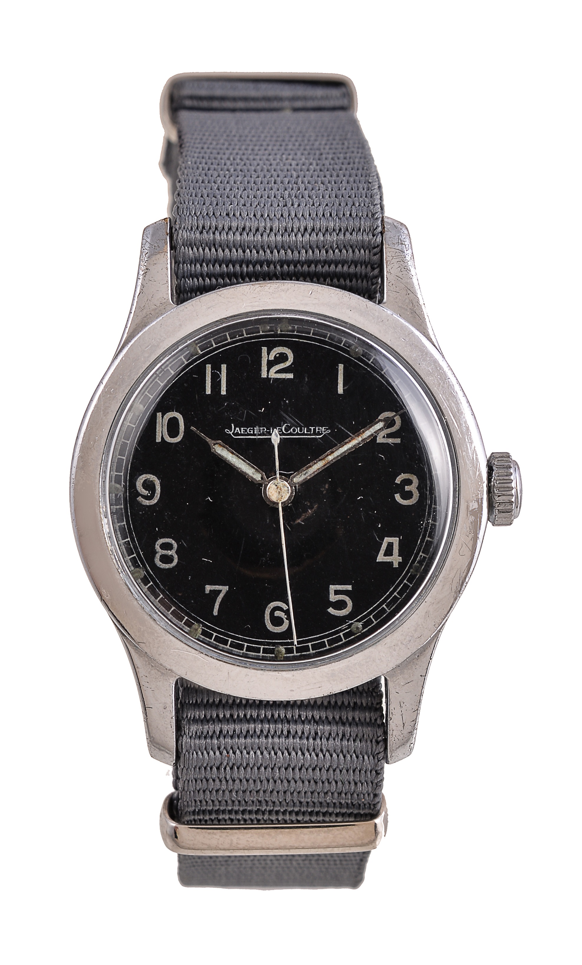 Jaeger-LeCoultre, 68/159, base metal military wrist watch, no. A24759, circa 1940s