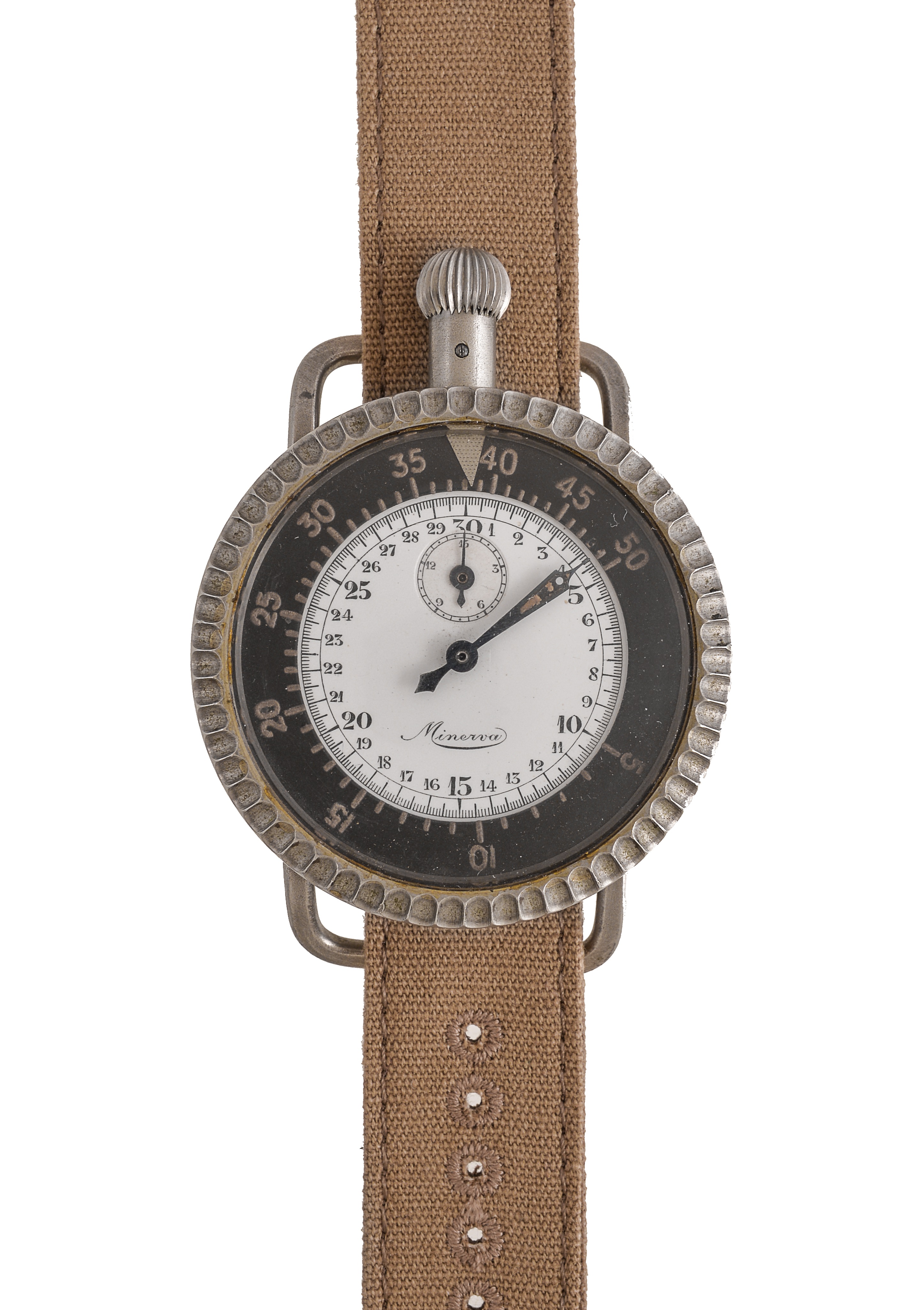 Minerva, base metal bomb timer, no. 2880674, circa 1920s