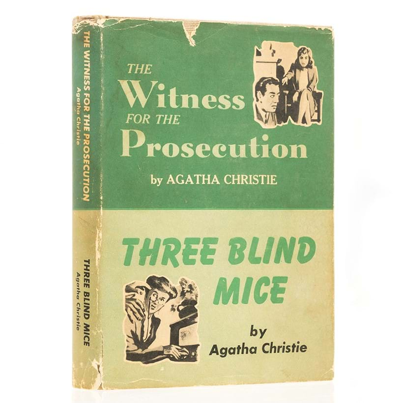 Inline Image - Lot 148: Christie (Agatha) The Witness for the Prosecution and Three Blind Mice, first edition, New York, Detective Book Club, [1948] | Est. £600-800 (+ fees)