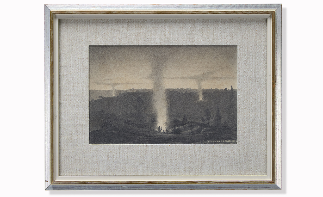 Lot 37A - Oskar Bergman (Swedish 1879-1963), Smoke Signals.jpg