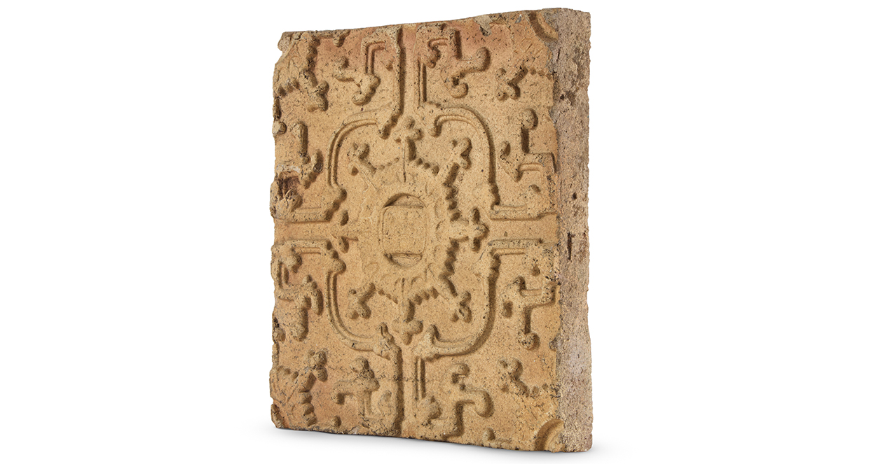 Lot 55 - A large earthenware floor tile, probably Qin dynasty.jpg