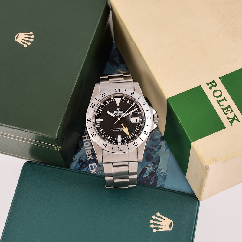 Rolex explorer 2 hot sale 1655 price