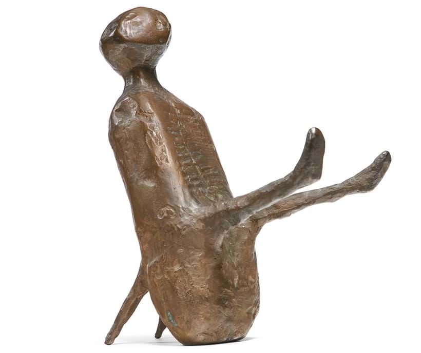 Inline Image - Lot 64: λ Kenneth Armitage (British 1916-2002), 'Playful Figure', Bronze | Est. £10,000-15,000 (+ fees)