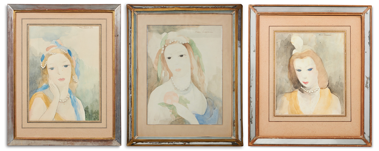 Lot 145-147 - Watercolour works by Marie Laurencin.jpg