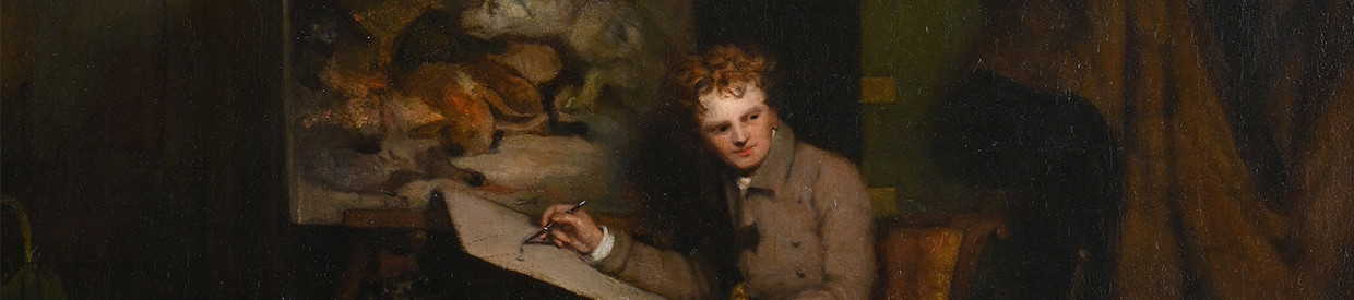 Lot 103: John Hayter (British 1800-1891), Interior Of A Painter's Study