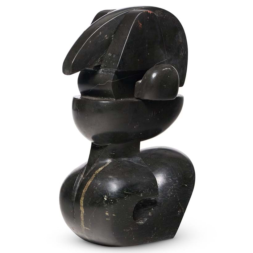 Inline Image - Lot 49: λ Andrea Cascella (Italian 1920-1990), 'Abstract Head', black marble | Est. £6,000-10,000 (+ fees)
