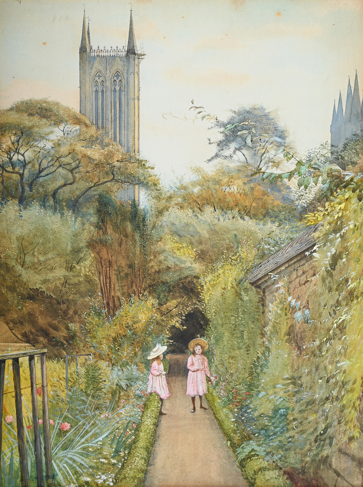 Lot 230 - George Howard (British 1843 - 1911), 'Atherstone House, Lincoln'.jpg