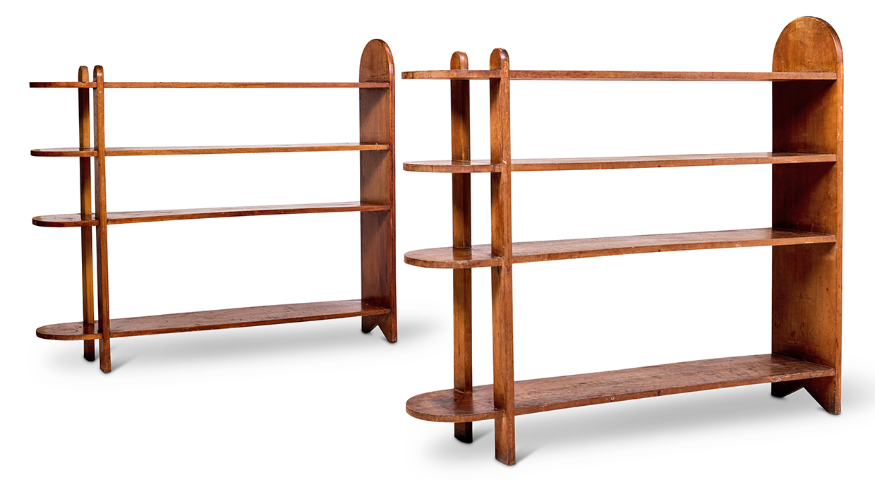 Eugène Printz (French, 1889- 948), a pair of open bookshelves, designed for the Cité Universitaire of Paris, 1935.jpg