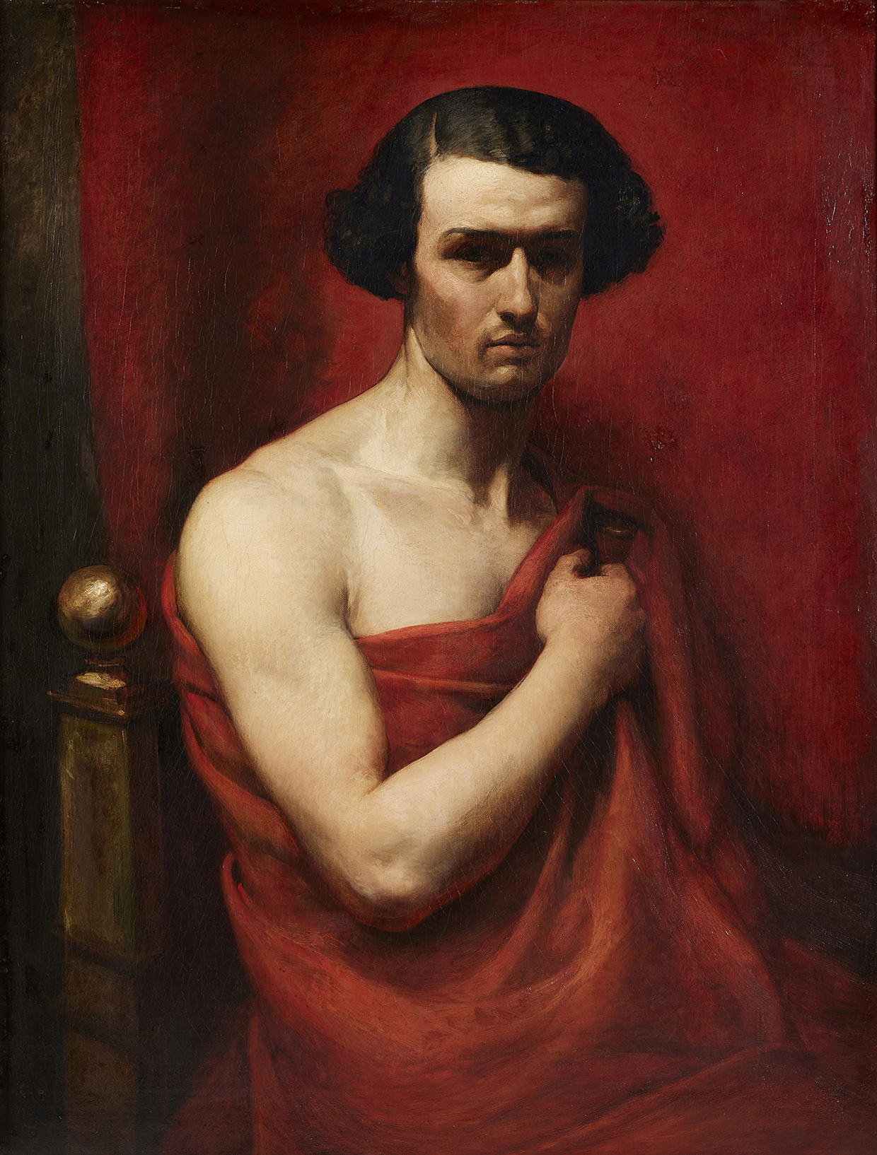 Lot 101 - William Etty (British 1787-1849), 'Portrait of the actor William Charles Macready apparently in the role of Hamlet'.jpg