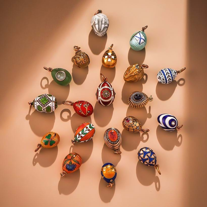 Inline Image - A selection of Fabergé eggs