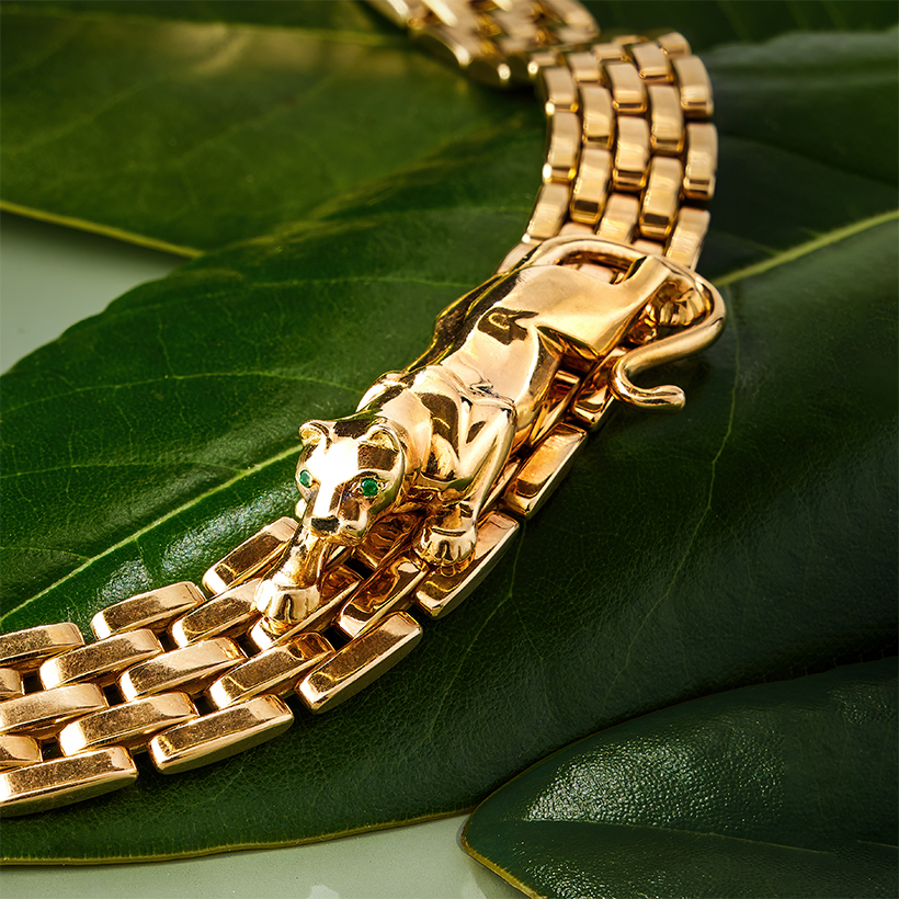 Cartier a gem set Maillon Panthère necklace Sold for £17,640.jpg