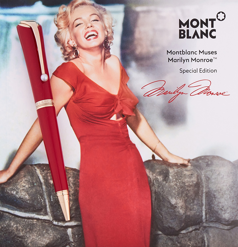 Montblanc, Muses, Marilyn Monroe, a special edition ballpoint pen, 2022 - March 2025.jpg