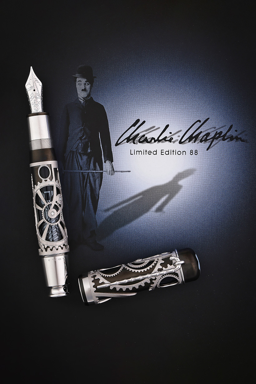 Montblanc, Charlie Chaplin Skeleton, 88 a limited edition fountain pen, no. 488, 2007 - September 2024.jpg