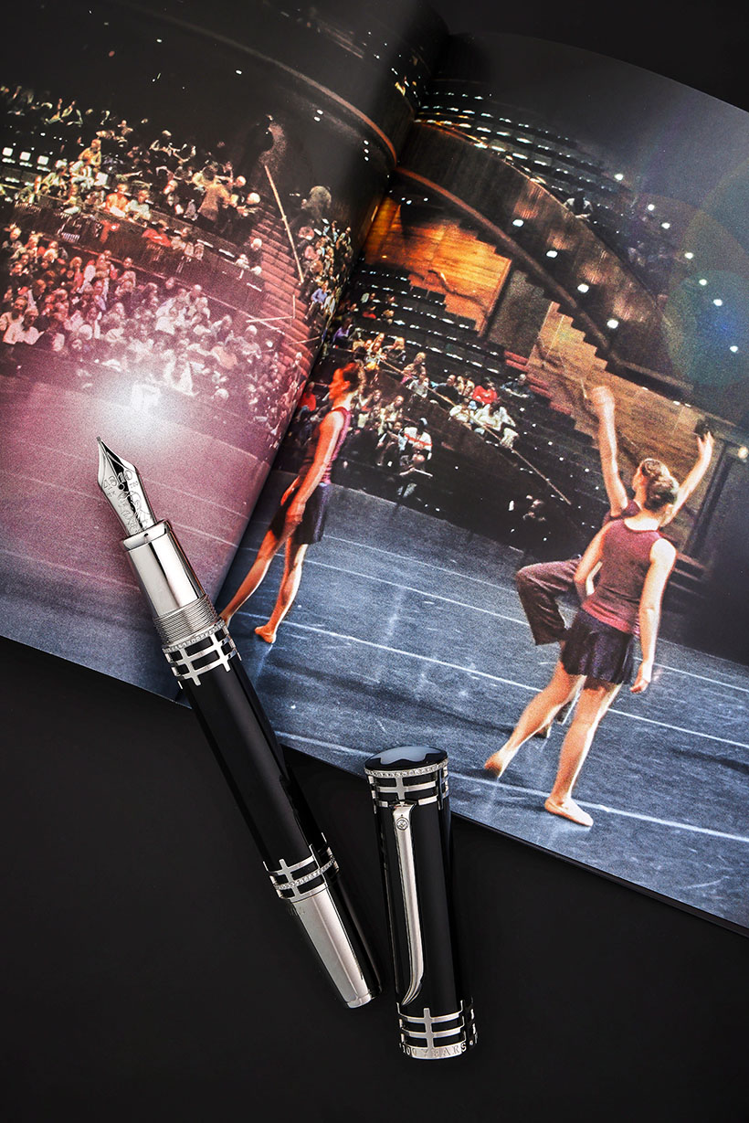 Montblanc, Centennial Celebration, The Juilliard School a limited edition fountain pen, no 004100, 2005  Sold for £4,032.jpg