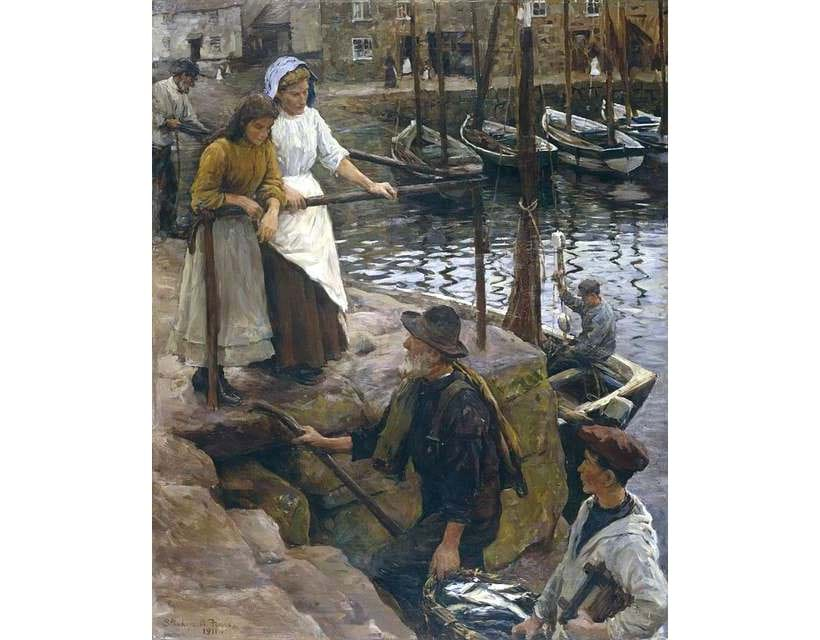 Inline Image - 'The Old Pier Steps' by Stanhope Forbes | Wikimedia Commons