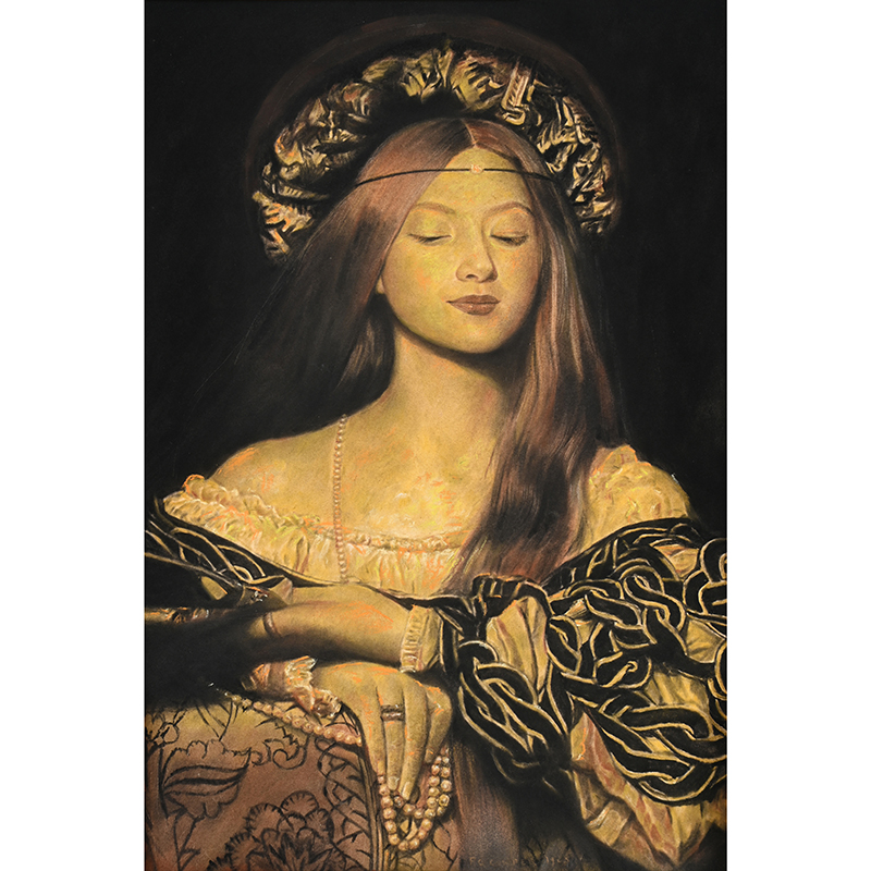 Frank Cadogan Cowper (British 1877-1958), Vanity, pastel signed and dated '1925' 