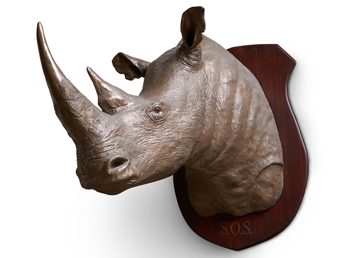 Lot 150 - Based Upon and James Perkins Studio - 'The Golden Rhino 'S.O.S. Save our Souls'.jpg