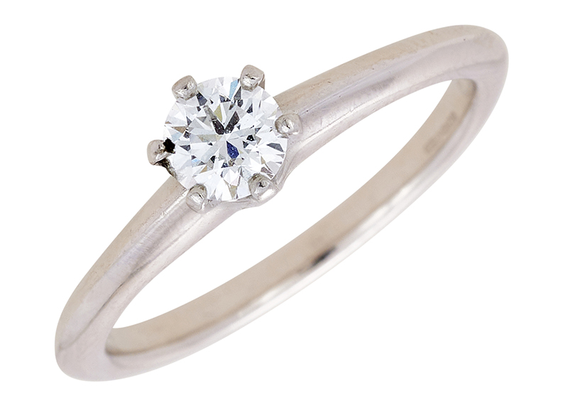 14638 Lot 352 Tiffany & Co., a diamond single stone ring London 2013 - Sold for £567.jpg