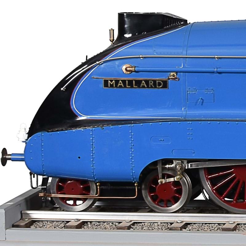 A fine exhibition quality 5 inch gauge model of a London North Eastern Railway A4 Pacific Class 4-6-2 live steam tender locomotive 'Mallard' no. 4468 | The Lord Braybrooke Collection 