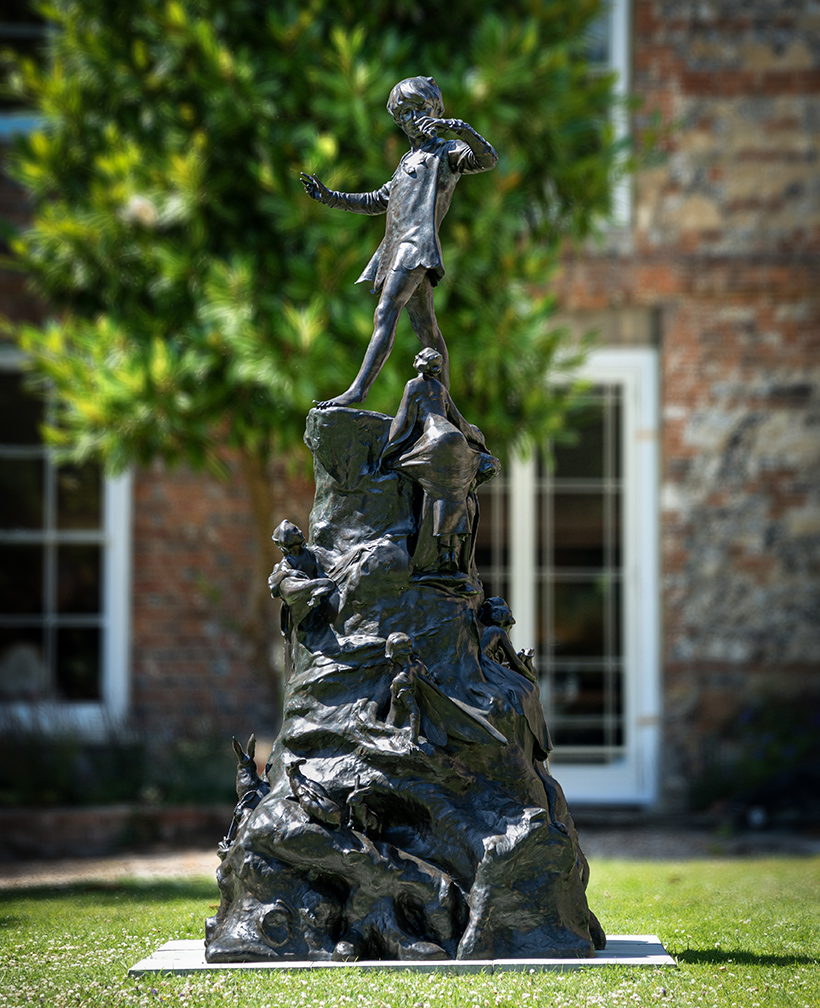 Sir George James Frampton RA, Peter Pan, Bronze a.jpg