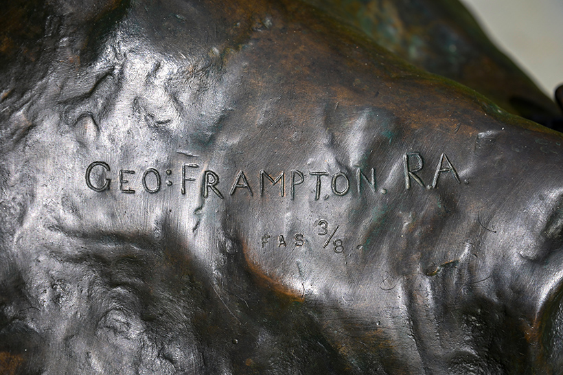Sir George James Frampton RA, Peter Pan, Bronze b.JPG