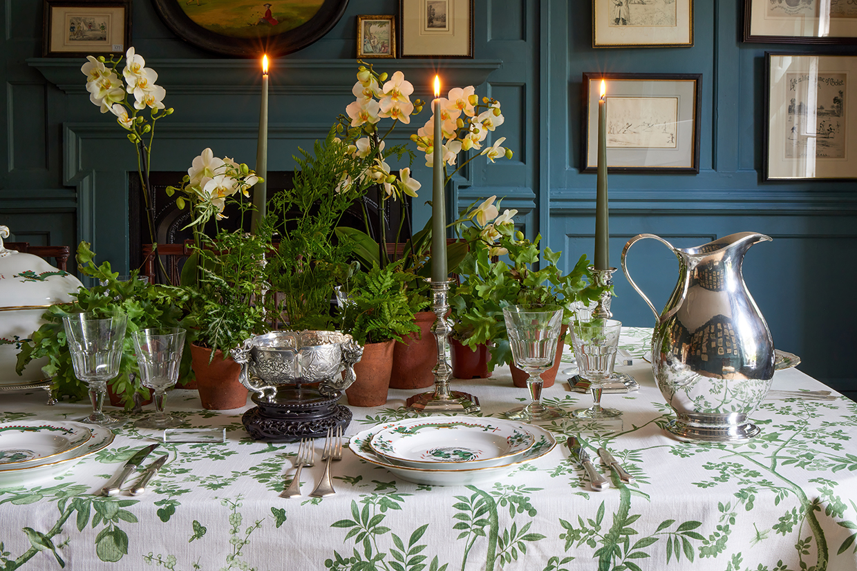 Tablescape by Miranda Lance using Silver and Dinner Service Sets from Dreweatts.jpg