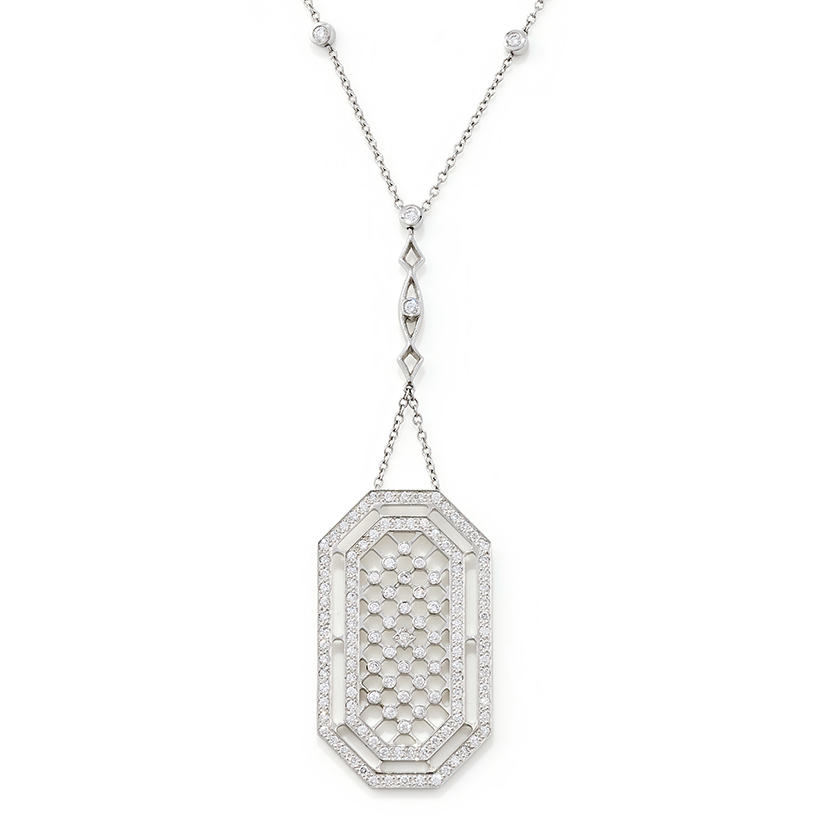 14768 Lot 9 Tiffany & Co., a diamond set 'Voile' pendant Sold for £6,300.jpg