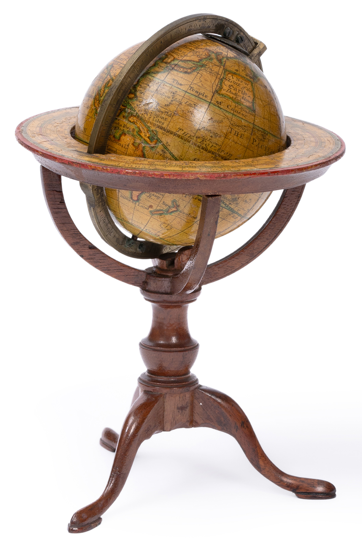 121 - A SMALL DESK GLOBE, THE 'NEW GLOBE OF THE EARTH' BY DUDLEY ADAMS.jpg