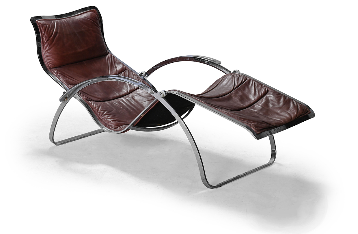 Lot 83 - Fred Scott (British, 1942-2001), a chaise longue, designed in 1970.jpg