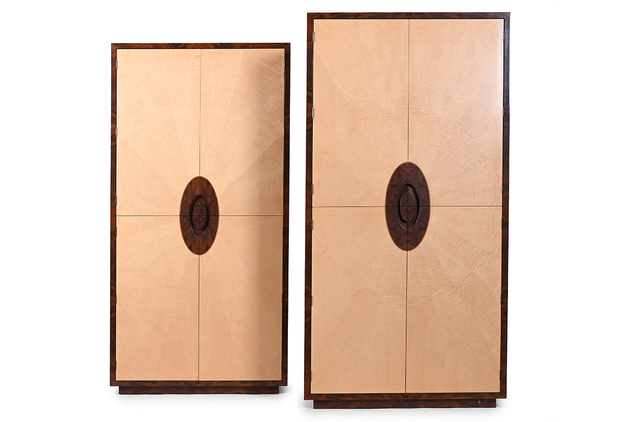 Lot 109 - Silverlining (British, Est.1985), pair of Art Deco style cabinets, 21st century.jpg