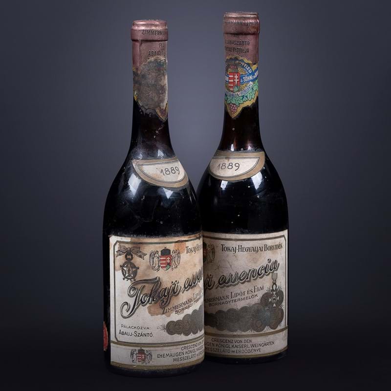 1889 Tokay, 2 half-litre bottles