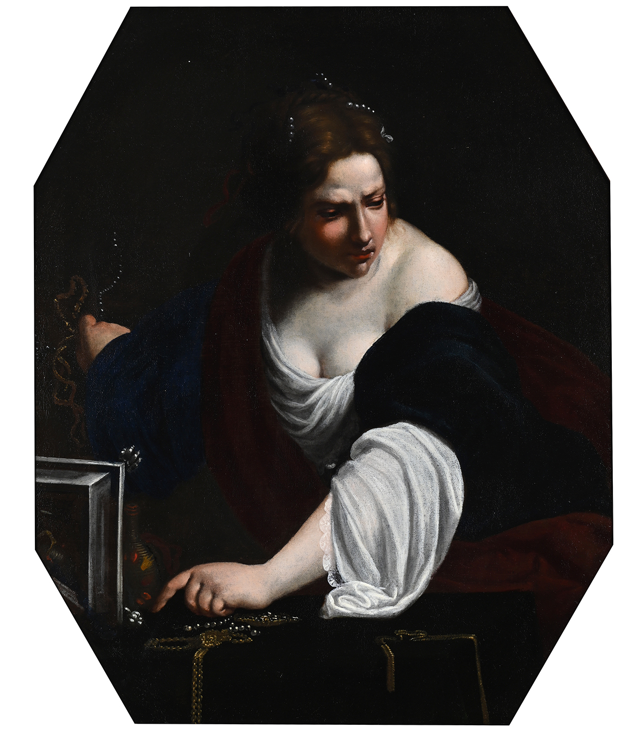 Mary Magdelan renouncing worldly vanity by Francesco Furini.jpg