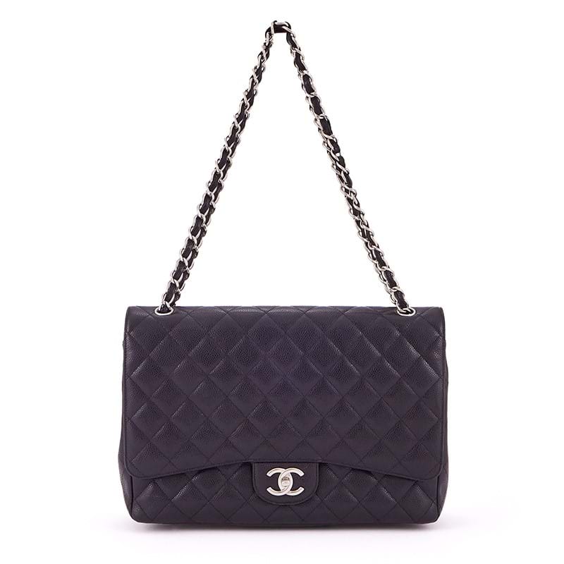 Chanel, Classic Flap, black lambskin handbag, circa 2019