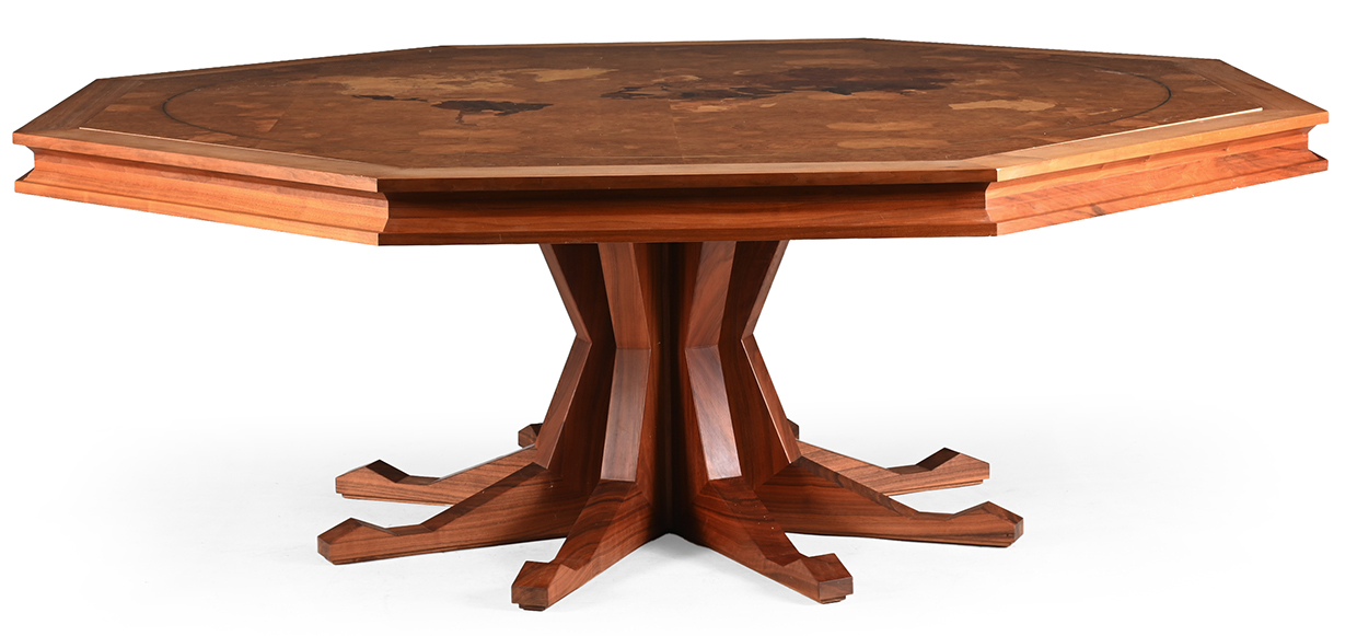 Lot 66 - David Linley, Map of the World octagonal table.jpg
